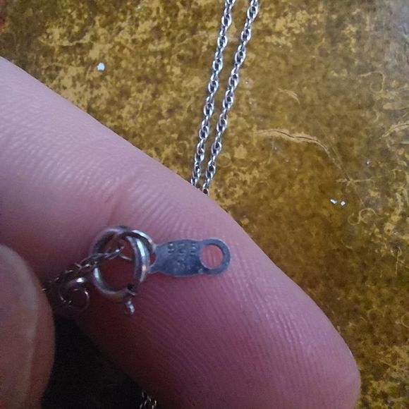 Sterling silver 925 necklace - pendant & chain - Picture 5 of 5